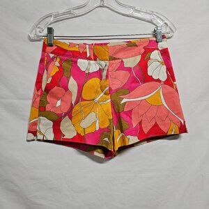 Trina Turk Size 00 Corbin 2 Shorts Stretch 100% Cotton